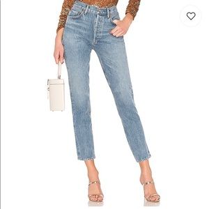 Agolde Remy High Rise Jeans in Signal
